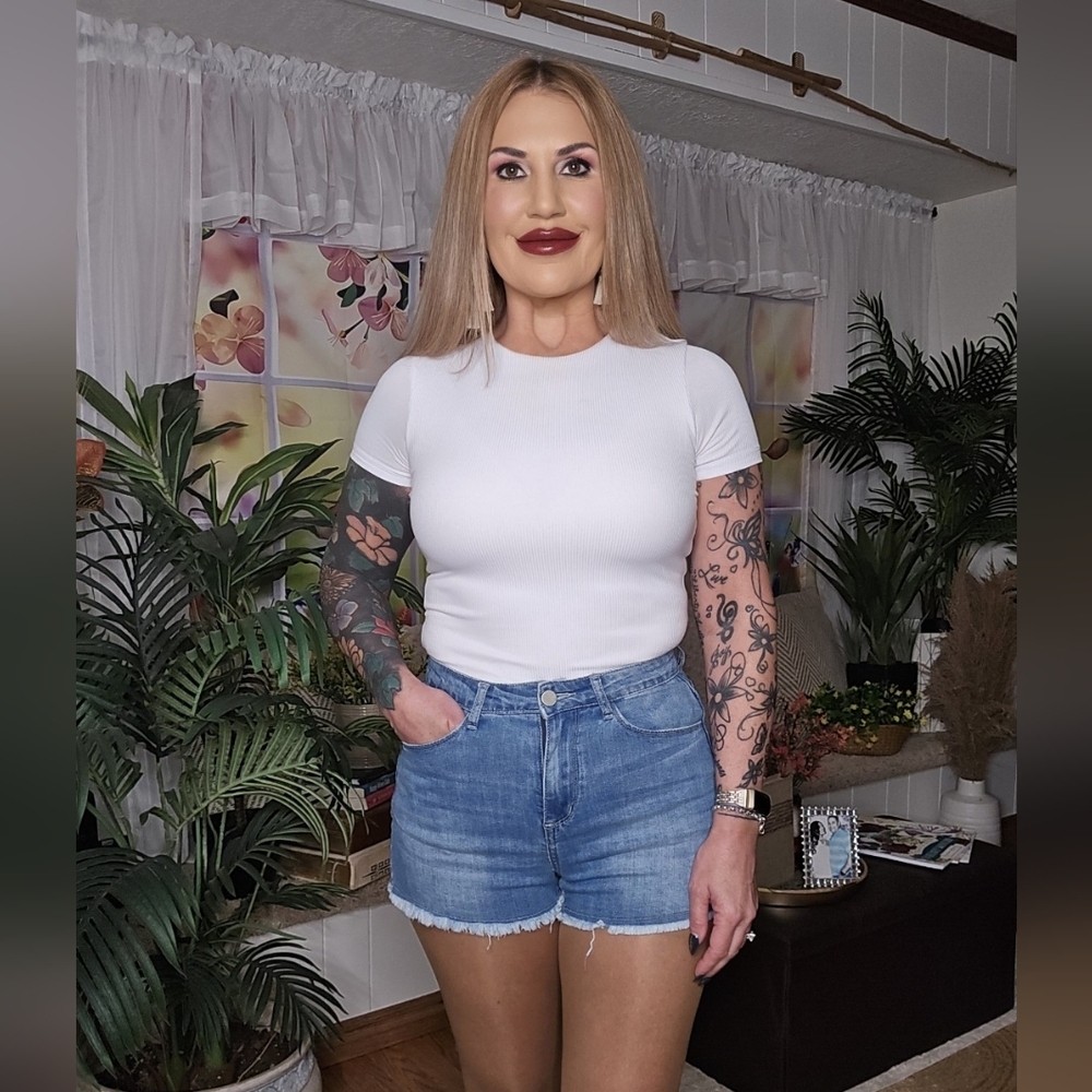 Denim Short Shorts